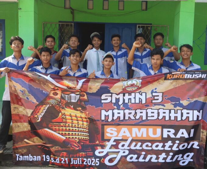 SMKN 3 Marabahan Samurai Education Painting